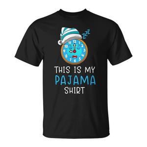 T-shirt Slumber Party, chemise avec horloge de pyjama pour l'heure du coucher, pour le sommeil - Product Image 1