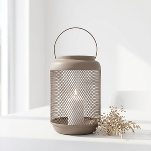 Porte-bougie votif en métal de style maille métallique, dernière collection des fabricants, pour la décoration de la maison et des mariages - Product Image 1