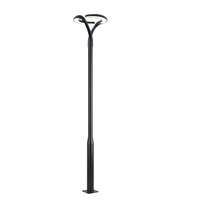 Lampe LED d'extérieur 60W 220V IP65 alimentée par courant alternatif pour jardin et aménagement paysager, boîtier en alliage d'aluminium, support de poteau, garantie 3 ans, angle de faisceau 90°