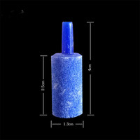 Diffuseur de bulles en pierre à Air cylindrique pour Aquarium décor d'aquarium bleu
