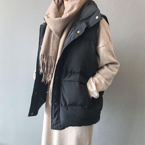 <span class=keywords><strong>Gilet</strong></span> à bulles sans manches de haute qualité veste vêtements personnalisé extérieur <span class=keywords><strong>capuche</strong></span> matelassé <span class=keywords><strong>gilet</strong></span> bouffant pour les femmes - Product Image 6