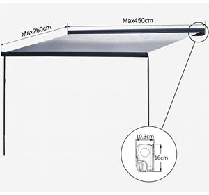 Toldo para Autocaravana Awnlux W5500 con Tira de Luces LED para Camping - Product Image 4