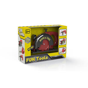 Juguete para niños, sierra circular mecánica, herramienta de construcción de simulación (no requiere batería) - Product Image 1