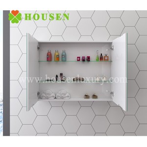 <span class=keywords><strong>Meuble</strong></span>-lavabo mural <span class=keywords><strong>sans</strong></span> cuivre LED miroir armoire <span class=keywords><strong>meuble</strong></span> salle de bain - Product Image 5