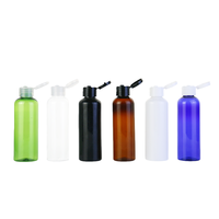 Emballage cosmétique réutilisable de 30 ml, 50 ml, 100 ml, 200 ml, 250 ml, avec couvercle à rabat, pour lotion corporelle, tonique visage, shampoing, flacon en plastique