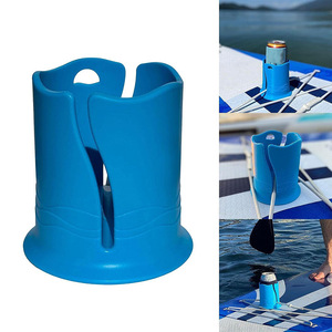 Support de boisson en silicone bleu pour planche à pagaie, kayak, planche de surf et sports nautiques - Idéal pour l'extérieur et les activités transfrontalières - Product Image 1