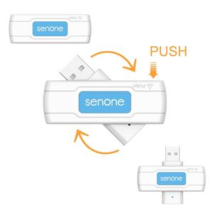 Lecteur de cartes <span class=keywords><strong>d</strong></span>'identité USB pliable intelligent avec compatibilité carte bancaire ATM et prise en charge ISO 7816 pour banques, e-gouvernement et hôtels. - Product Image 4
