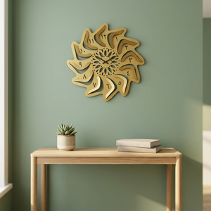 Modern Metal Sunburst Wall <b>Clock</b> Analog Quartz Design Living Room Decor Silent <b>Battery</b> Powered Hanging <b>Clock</b> - Product Image 3