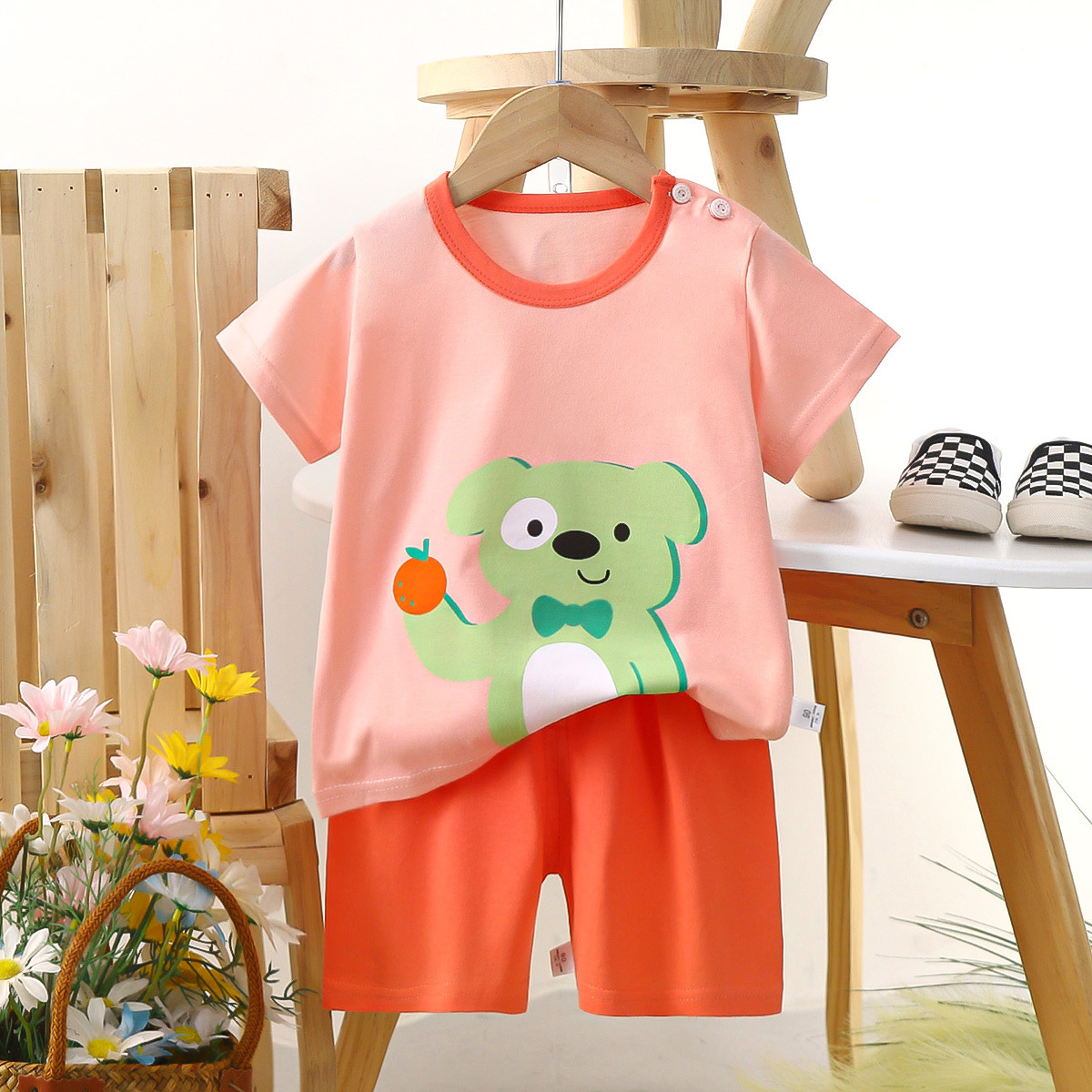 Stampa dell'orso arancione