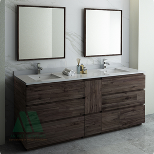 Ensemble de meubles de maison modernes armoires en bois prêtes à assembler pour salle de bains et cuisine OEM ODM bois Meta Lavabo buffets vente en gros - Product Image 6
