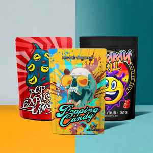 Tùy chỉnh Zip Mylar túi in 3.5g 28g 1oz mùi bằng chứng thực phẩm doypack mùi bằng chứng đứng lên túi nhựa bao bì túi ziplock - Product Image 1
