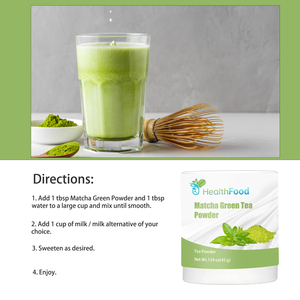 Té Verde Matcha Orgánico en Polvo de la Mejor Calidad, Bebida que Estimula la Función Metabólica, Té Matcha en Polvo a Granel, Control de Peso para Adultos - Product Image 6