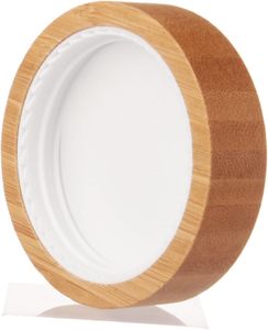 Envases Redondos de Bambú de 50g, Tapas de Bambú para Frascos de Vidrio Cosméticos Vacíos, Fabricante de Frascos de Vidrio con Tapa de Bambú - Product Image 3