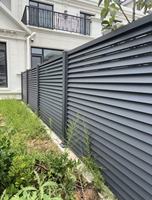 Panneaux de clôture en aluminium sur mesure, clôtures pour villa et jardin, certifiés CE