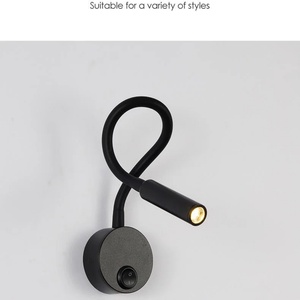 Lámparas de Pared LED Modernas con Cuello de Cisne Ajustable y Interruptor para Uso en Hoteles - Product Image 5