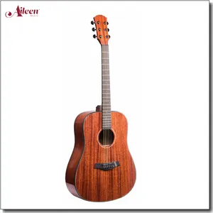 Gitar Akustik Kayu Solid Gaya Antik, Layar Sentuh 41 Inci (AFM448)