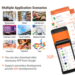 Sunmi V2 Gsm Mobile Cash Register Bán Buôn Cầm Tay Pos Terminal Android Máy 4 Gam Pos Để Bán Với Máy Quét Mã Vạch & Máy In - Product Image 3