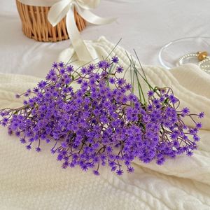 Artificial Baby's Breath Flowers Plastic Single <b>Branch</b> White Pink Yellow <b>Light</b> Blue Rose Red Purple Wedding Decoration - Product Image 4