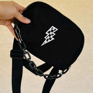 Nouveau patch brodé thermocollant à motif éclairage noir et blanc pour la décoration de chapeaux et de sweats à capuche - Product Image 5