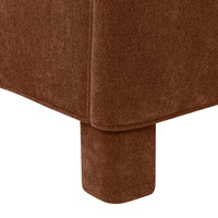 Lit rembourré en tissu velours tufté moderne et durable, cadre en bois massif, style pliable, garantie de 2 ans, usage domestique, origine Vietnam
