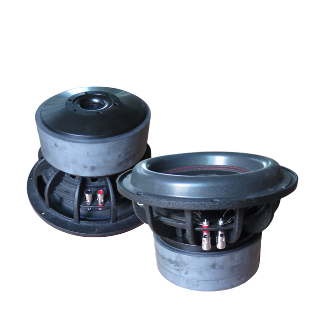 10-Inch Dual Coil Car Audio Subwoofer Speaker 1065-029 12V DC Aluminium Frame Paper Cone 3-Inch Voice Car Speaker-Model 1065-029