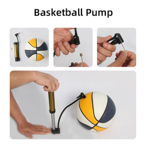 Pompe à air manuelle portable, outil de gonflage multi-usage pour ballons de basketball, de football, de yoga, pneus de vélo et autres usages sportifs - Product Image 2