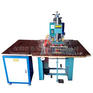 5KW Double Head Two Station Pneumatic Foot Pedal High Frequency Plastic Welding Machine for PVC Transparent Plastic Folder