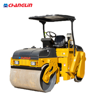 Mini compacteur hydraulique de rouleau de route de béton vibratoire de tambour simple à bas carburant pour l'exportation