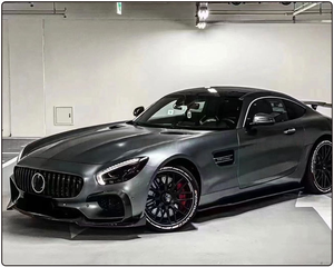 Adatto per Mercedes-Benz AMG GT GTS, Accessori Auto in Fibra di Carbonio Modificati, Stile <span class=keywords><strong>R</strong></span>, Labbro Anteriore, Minigonne Laterali, Labbro Posteriore, Piccolo Contorno - Product Image 5