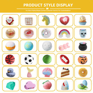 OEM 도매 사용자 정의 로고 목욕 폭탄 12 조각 세트 피부 연화를위한 꽃 향기 - Product Image 5