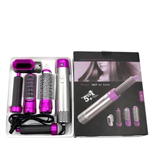 Factory Custom Support 5 In 1 Style Hair Dryer Curler Styling Tools Hair Automatic Curler Curling Irons