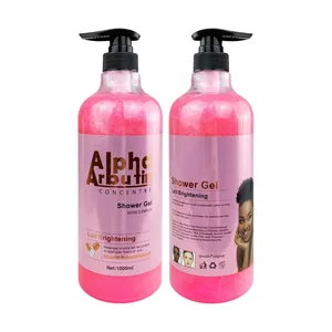 Factory Direct Supplier arbutin Moisturizer Whiting Deep Cleanse Whitening Lightening Exfoliating Shower Gel