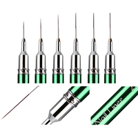 Pinceau liner pour nail art en nylon, pour gel UV, rayures françaises, dessin de lignes, motifs floraux, stylo de manucure professionnel DIY