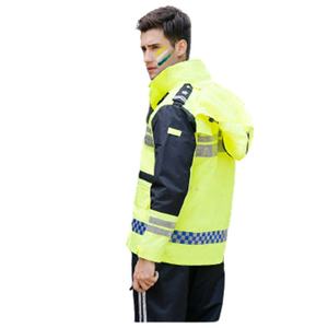 Alta calidad impermeable bombero <span class=keywords><strong>truckman</strong></span> traje de trabajo ropa de trabajo ignífugo bombero impermeable - Product Image 4