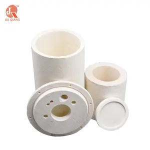 Heat resistant vacuum formed ceramic fiber products