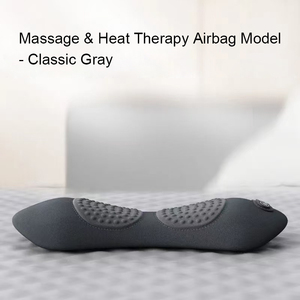 Elektrisches Rückenstützkissen mit Wärmekompresse und Vibrationsmassage Ergonomisches Memory-Foam Lendenwirbelstützkissen - Product Image 6
