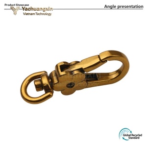 Cierre Giratorio de Alta Calidad con Forma de Flor de 13 mm, Accesorios de Aleación de Zinc para Bolsos, Gancho de Seguridad para Bolsos, Marca EH, Modelo S0002 - Product Image 2