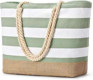 Unique Design Stylish <b>Canvas</b> Beach <b>Bag</b> <b>Large</b> Capacity Tote <b>Bag</b> for Women Beach Swimming and Picnic Use Available for Sale - Product Image 5