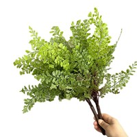 Faux gazon pour vitrine, arrangement haut de gamme pour cimetière, décoration paysagère, bouquet de plantes artificielles de fougère