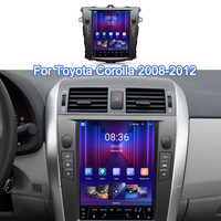 Radio Estéreo para Corolla con GPS Integrado, DSP Inalámbrico, CarPlay, Android Auto, Mirror Link, USB, WiFi, MP3, Pantalla Dividida, DVR, para el Tablero