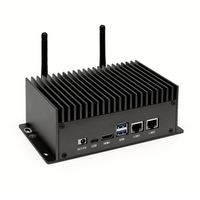Jetson Orin Nano Super 4GB (version 4G) Boîtier AI - Kit de développement IA avec double ports Ethernet et positionnement GPS