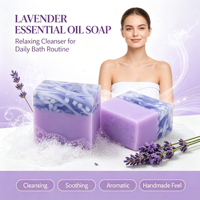 Coffret Cadeau Savon Exfoliant aux Fleurs Séchées Marque Blanche – Kit de Fabrication de Savon Parfumé, Blanchissant, Bio et Naturel pour le Visage et le Corps