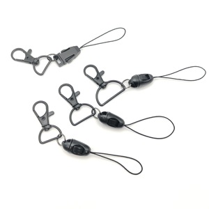 Boucles de lanière en nylon avec mousqueton, accessoires durables en sangle pour la fabrication de sangles de téléphone portable ou de laisse pour chien - Product Image 2