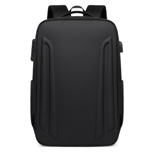 Unisex Casual Waterproof Oxford Polyester Backpack with USB Feature School Travel Business Fashionable Laptop Bag New Style - Product Image 1