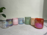 Q're Yoga Sonido sagrado increíble Tamaño grande Chakra Color Cósmico claro Cristal Cuencos para cantar Sonido Curación Meditación Energe Balance