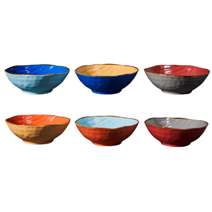 COLLEZIONE MEDITERRANEAN - GRANDE INSATTORE PER INSALATA IN GRES DIAMETRO 27CM ALTEZZA 11CM ASSORTITO - Product Image 1