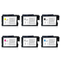 Cartouche d'encre DTG compatible BK C M Y de 200 ml avec puce pour imprimante textile Ricoh Ri1000 Ri1000X Ri2000
