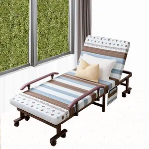 Hot Sale Modern Iron Frame Faltbares Schlafs ofa Multifunktion ales Metalls chlafsaal Einzel bett für den Heimgebrauch