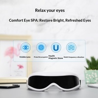 Masseur oculaire intelligent 3D 2026 avec chaleur, vibrations, compression d'air, design pliable, batterie intégrée pour soulager et prendre soin des yeux