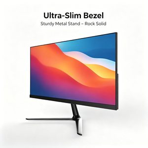 Moniteur FHD IPS <span class=keywords><strong>24</strong></span> <span class=keywords><strong>pouces</strong></span> 100Hz, écran d'ordinateur HDMI VGA, support VESA, support métallique, cadre fin pour le bureau, la maison et les jeux - Product Image 3